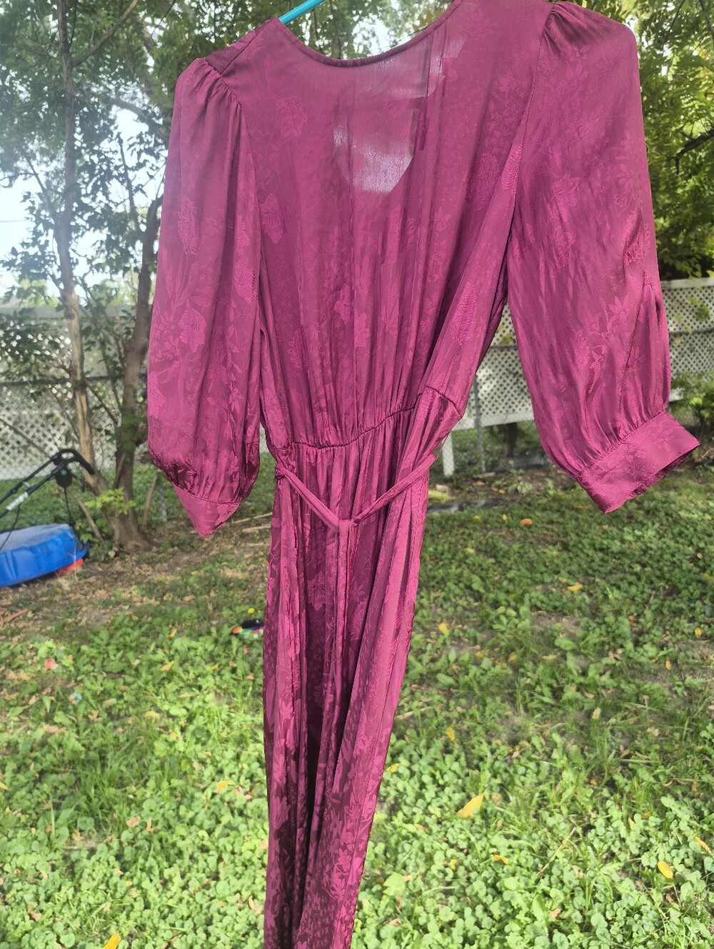 Banana Republic Magenta Floral Midi Dress